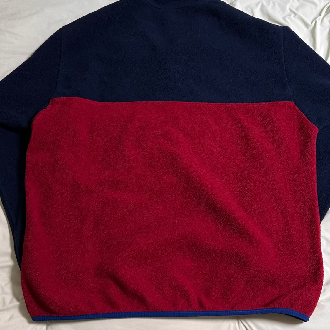 10s 파타고니아 신칠라 스냅티 네이비 레드 XL 상품이미지3