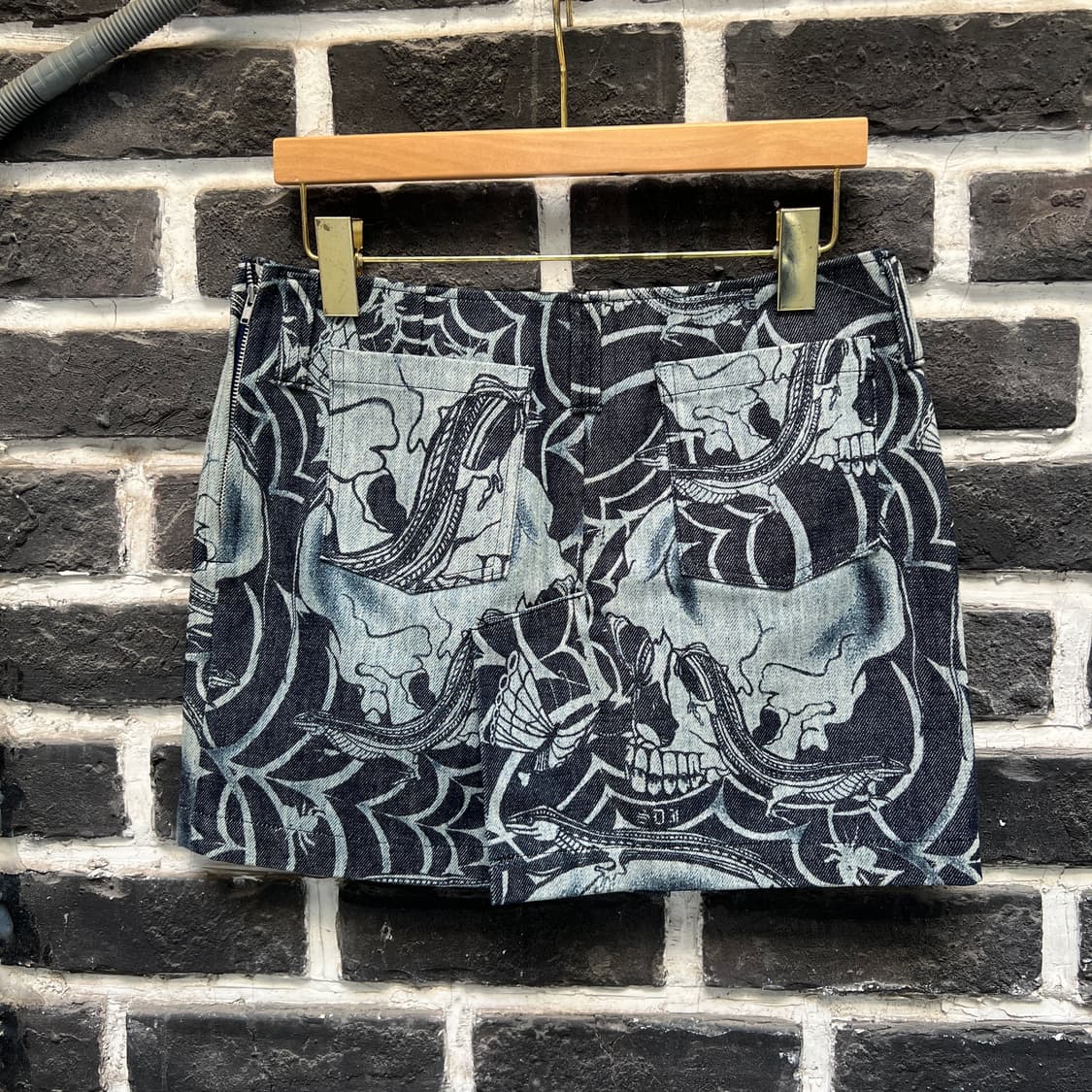 Sexy dynamite 스컬 데님 스커트 상품이미지3