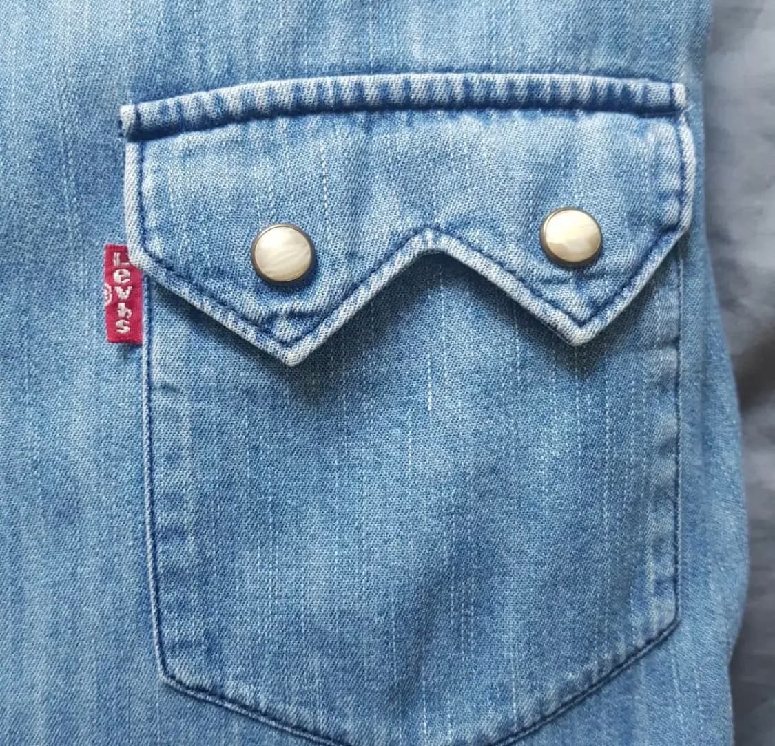 리바이스 웨스턴 데님셔츠 M 상품이미지2