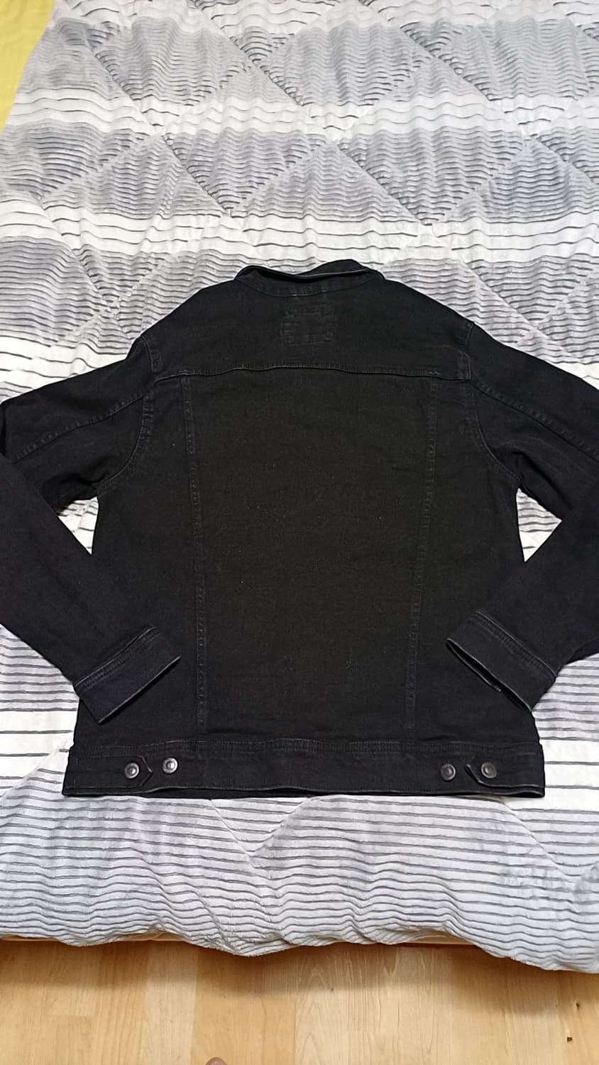 자라 블랙데님자켓 실측100 가슴55 기장69 상품이미지3