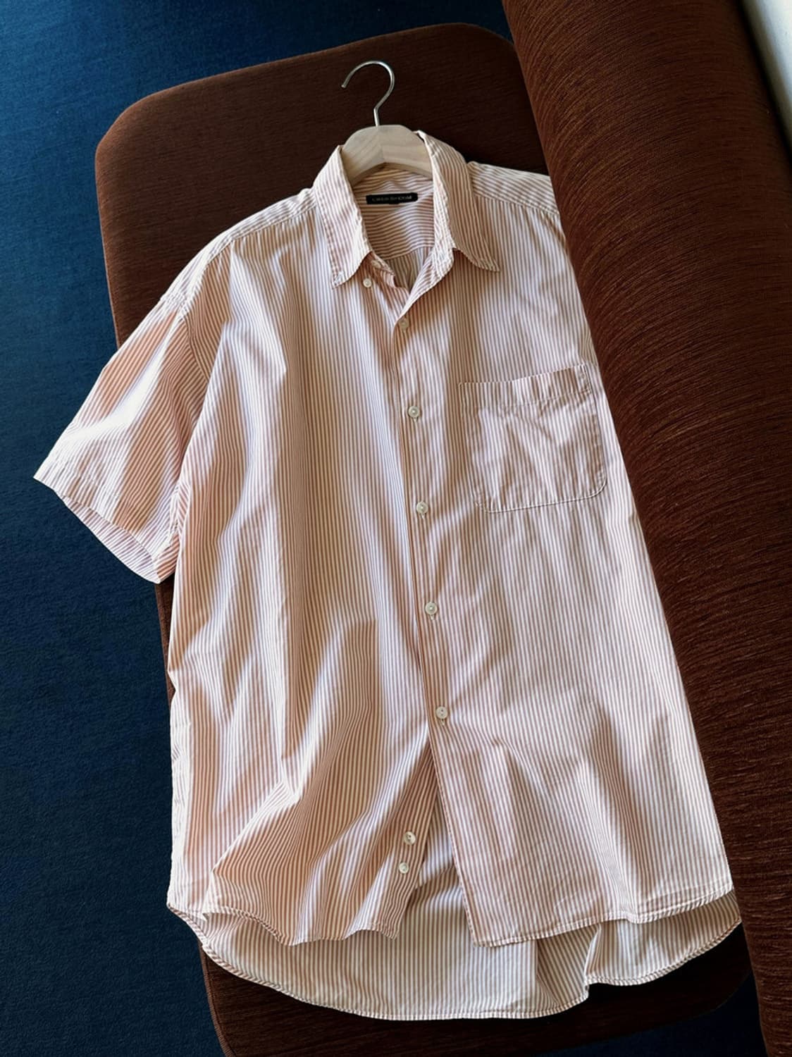Light cotton H/S stripe shirt 상품이미지1