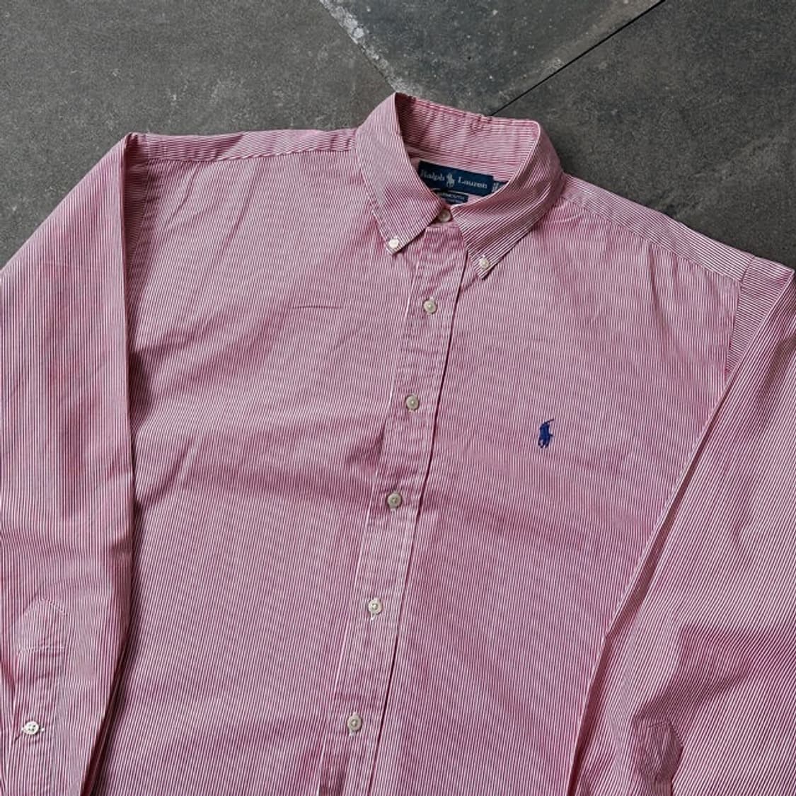 [POLO] 폴로 Yarmouth Red Stripe shirt XL 상품이미지4