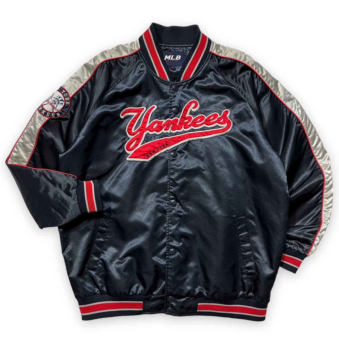 MLB 양키즈 빅로고 올드스쿨 바시티 자켓 상품이미지1