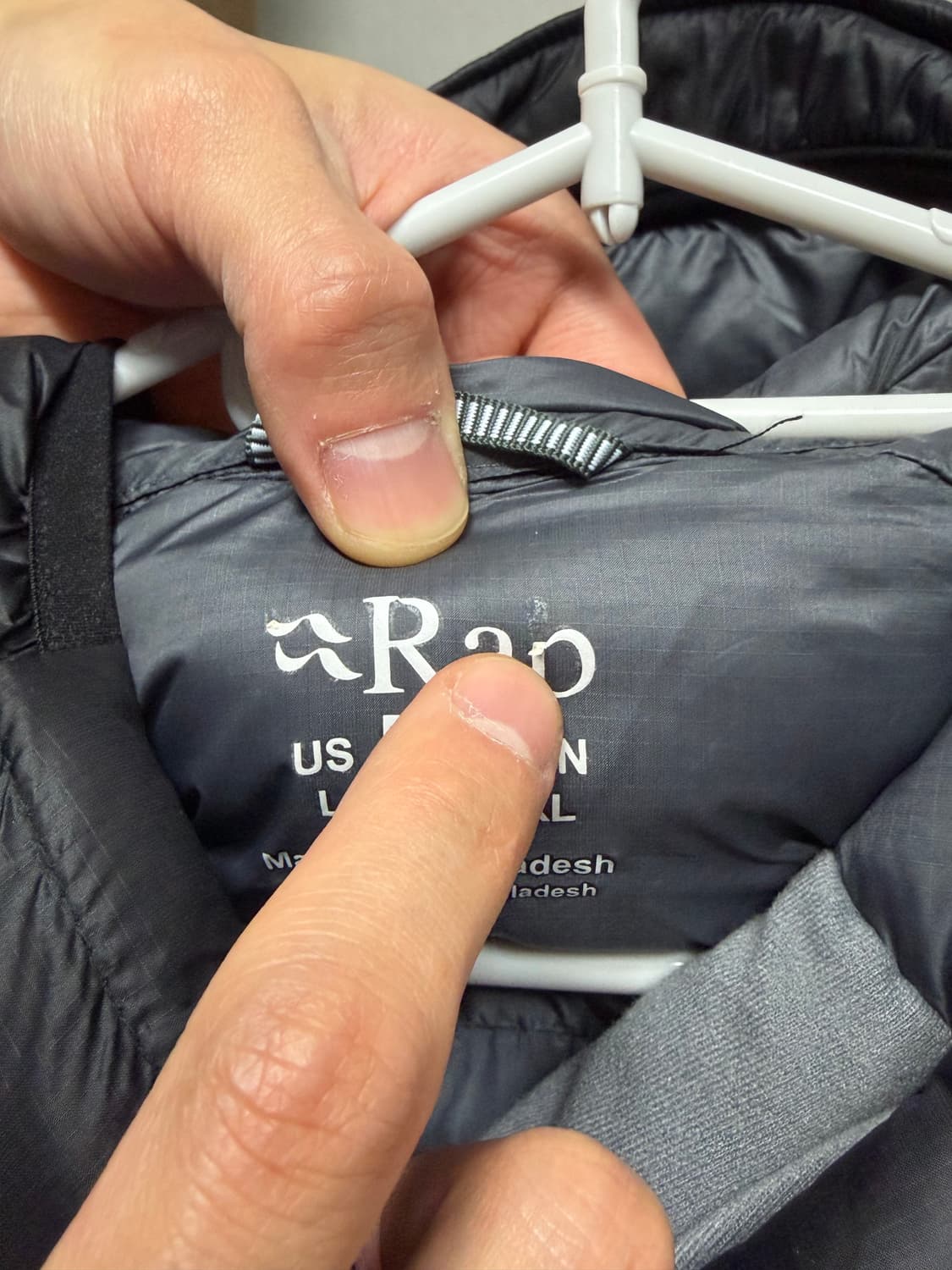 [L] Rab 씨러스 알파인 경량패딩 블랙 상품이미지4