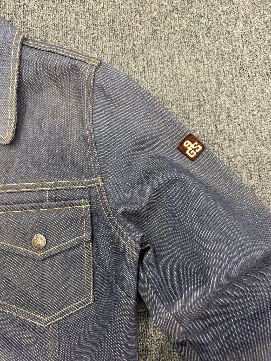 M) 지스타 빈티지 셀비지 데님 자켓 상품이미지3