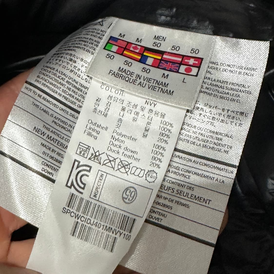 스파이더 usa 한정판 경량패딩 m 상품이미지6