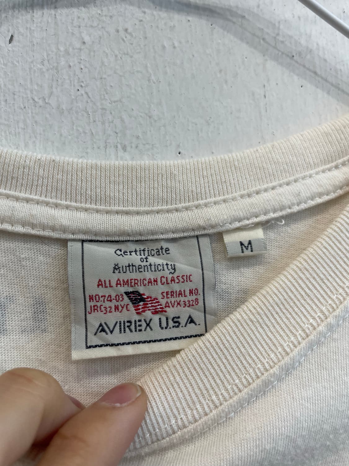 아비렉스 US ARMY 반팔 티셔츠 상품이미지3