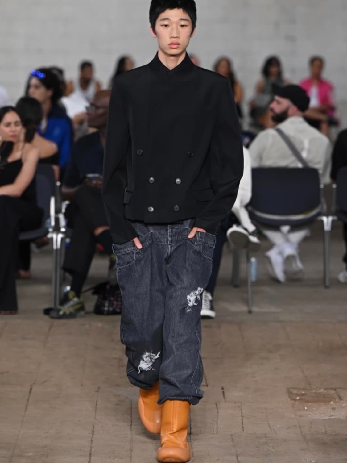 JW Anderson double waistband denim pants 상품이미지1