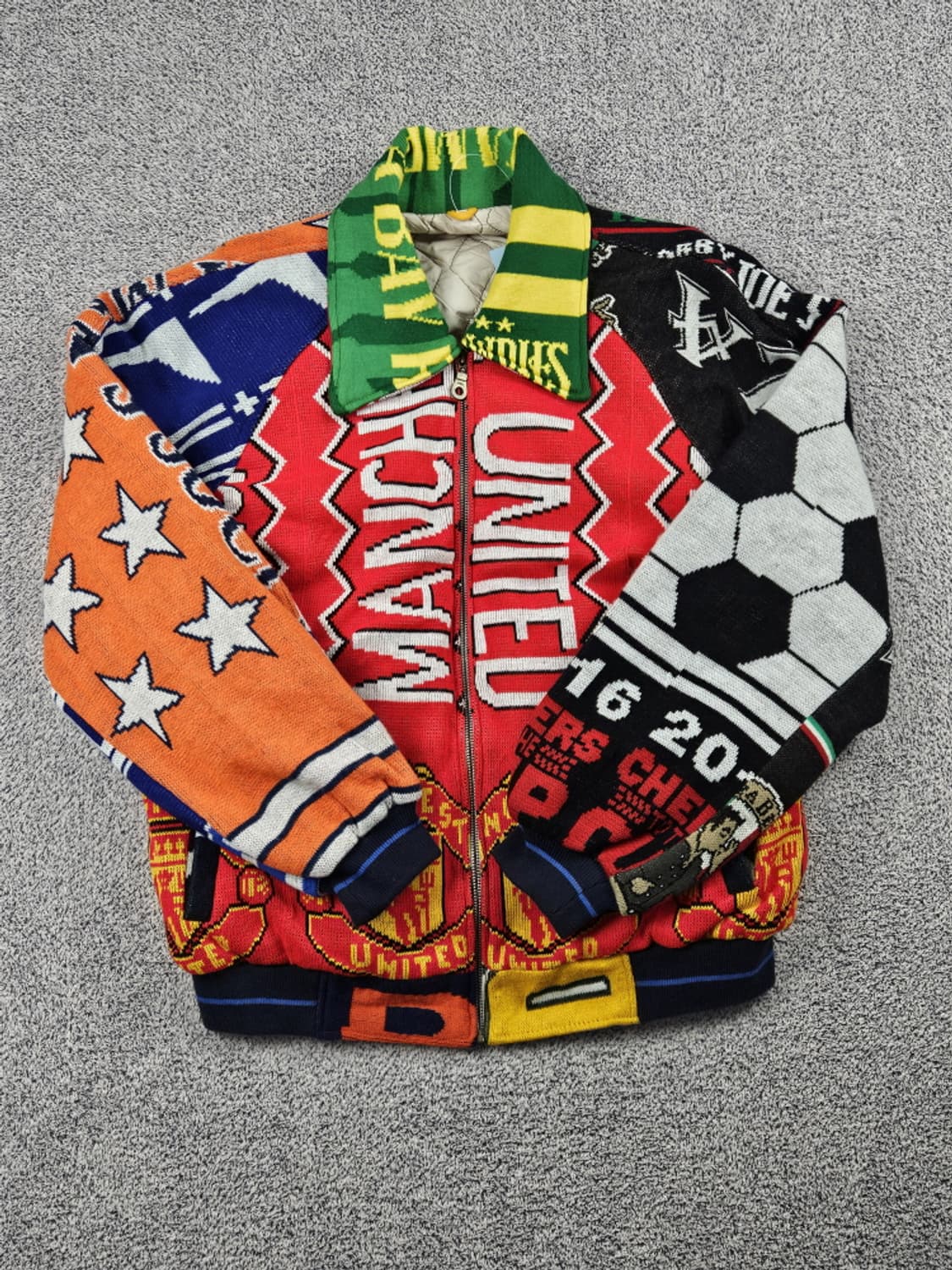 리메이크 풋볼 머플러 니트집업 자켓 ( XL ) / 9969 상품이미지2