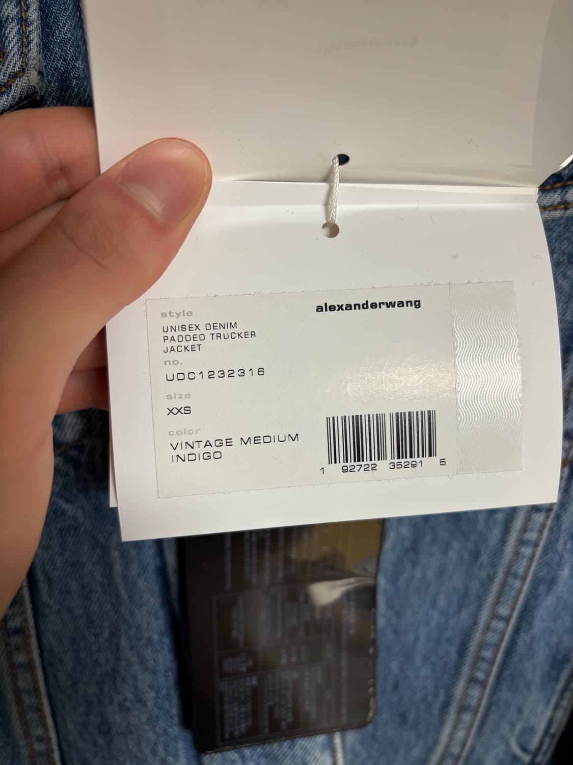 알렉산더왕 데님자켓 상품이미지4