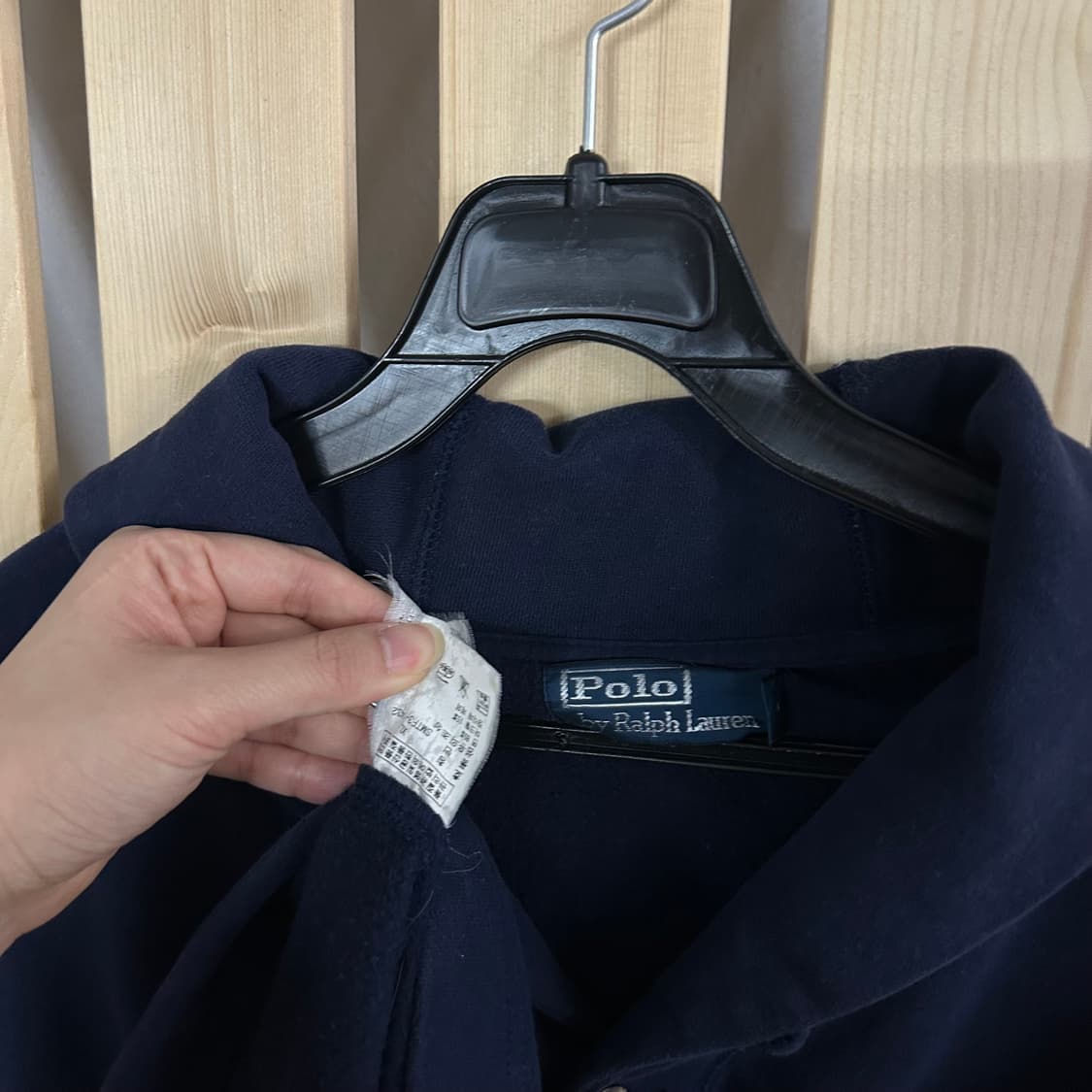 (L) 폴로 랄프로렌 네이비 숄카라 가디건 상품이미지4