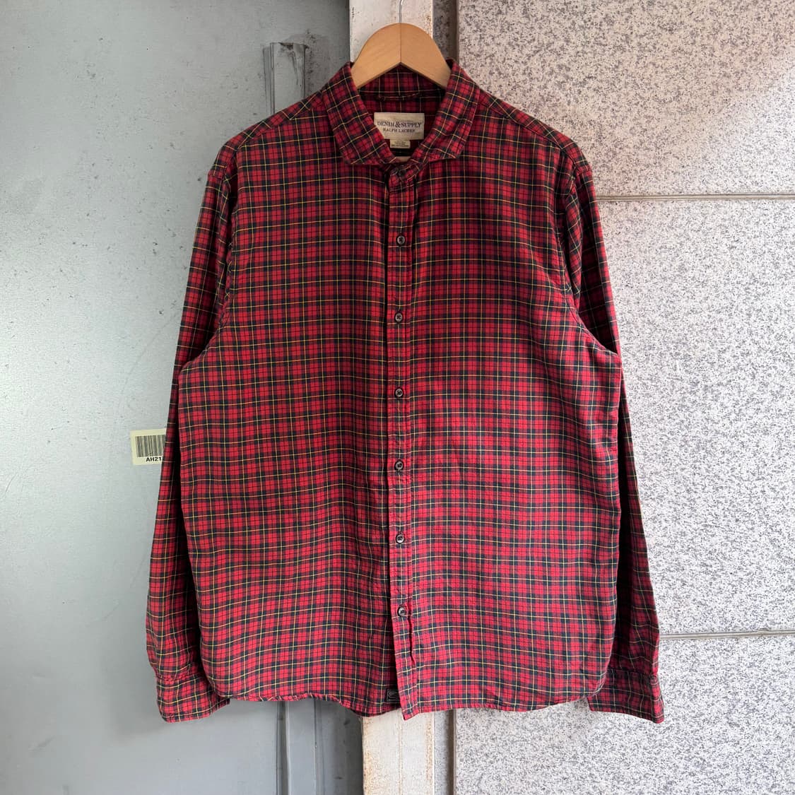 데님 앤 서플라이 체크 패턴 셔츠 상품이미지2