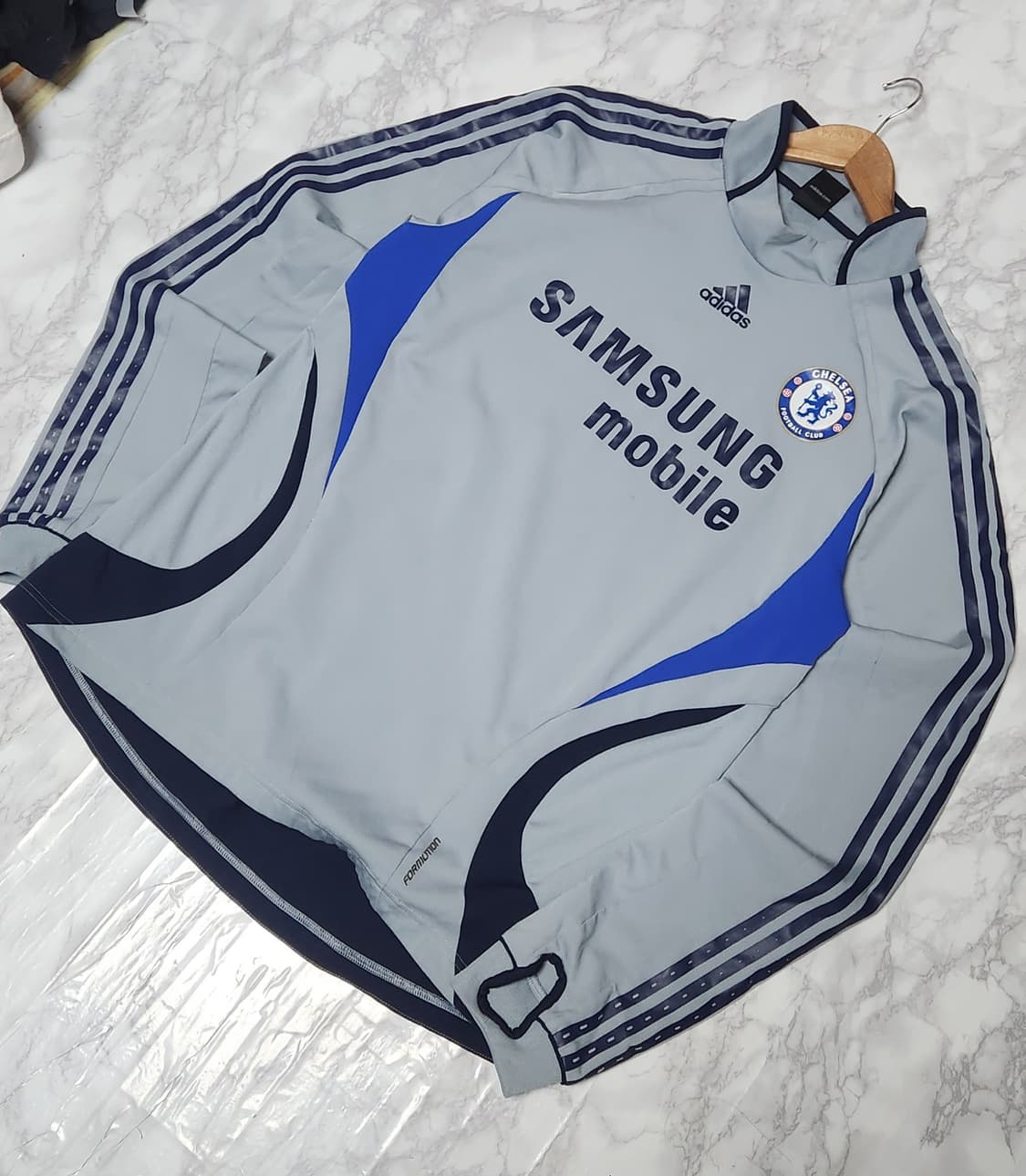 아디다스 첼시 06-07 선수 지급용 트레이닝 탑 웜업 상품이미지2