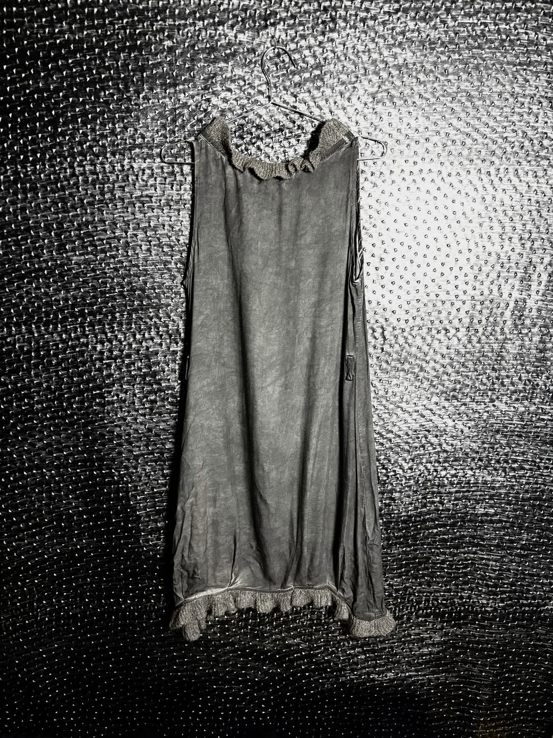 린넨 니트믹스 롱 슬리브리스 상품이미지2