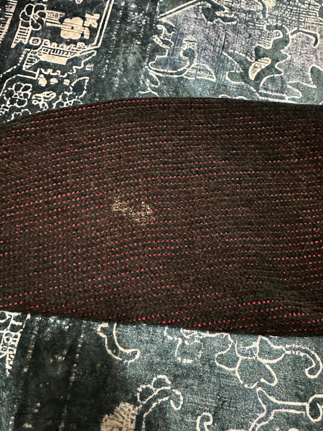 Japanese vintage dragon wool knit zip up 상품이미지5