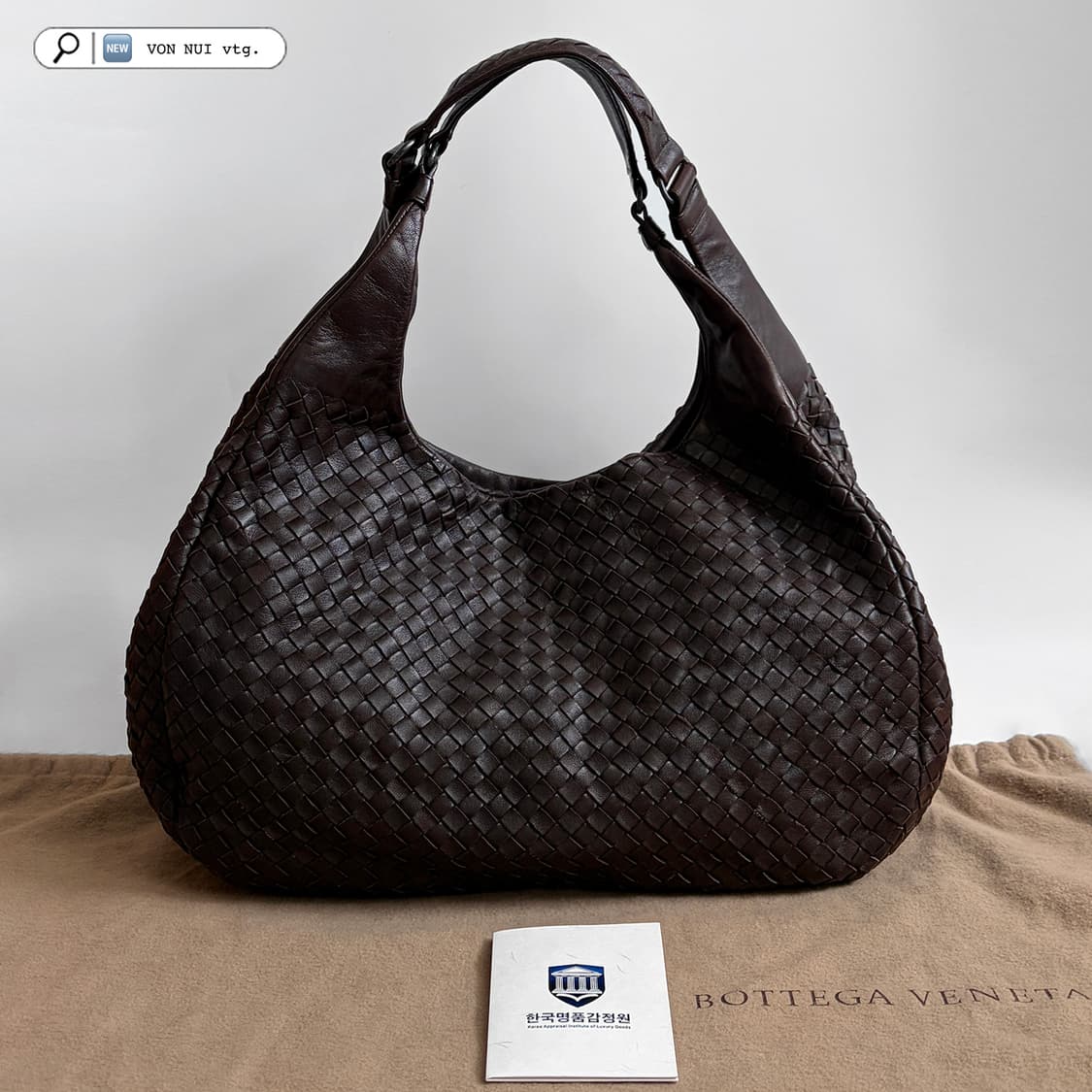 보테가베네타 인트레치아토 캄파나 호보백 라지 판매합니다. 상품이미지1