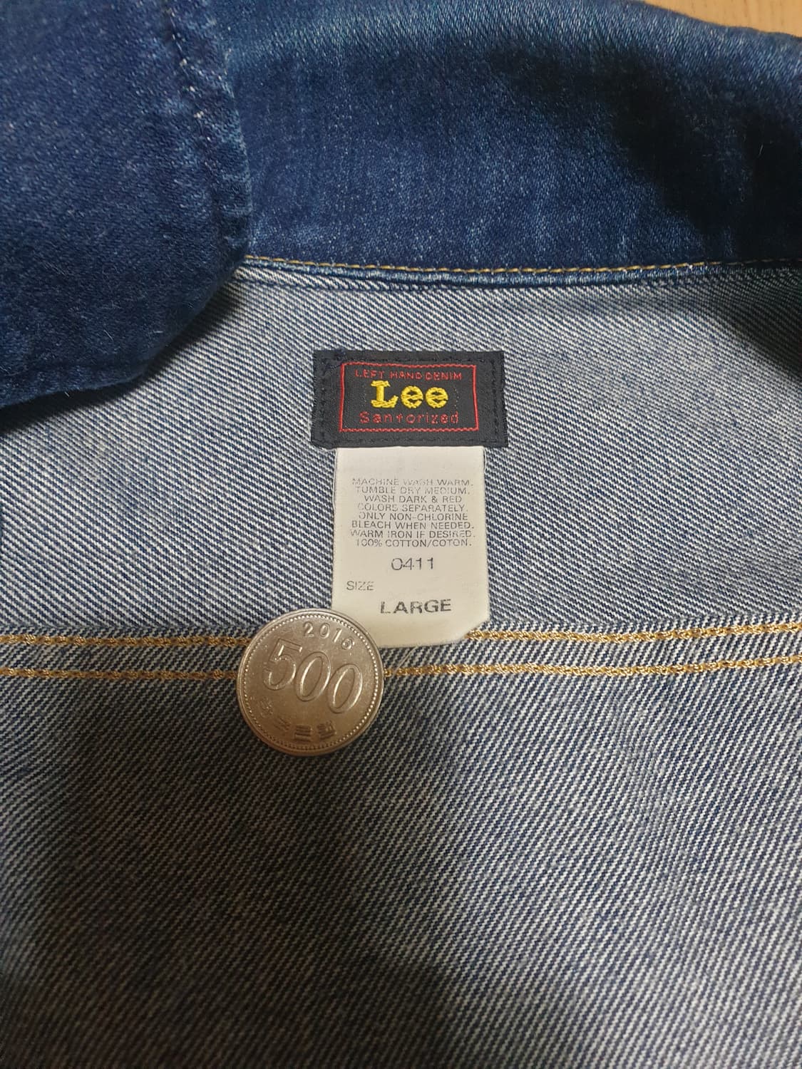 lee 리 데님자켓(L) 상품이미지10