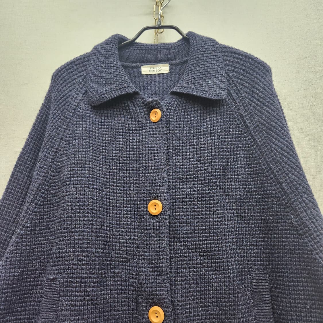 스튜디오톰보이  코튼혼방 가디건 F(2XL) 남여공용 상품이미지2