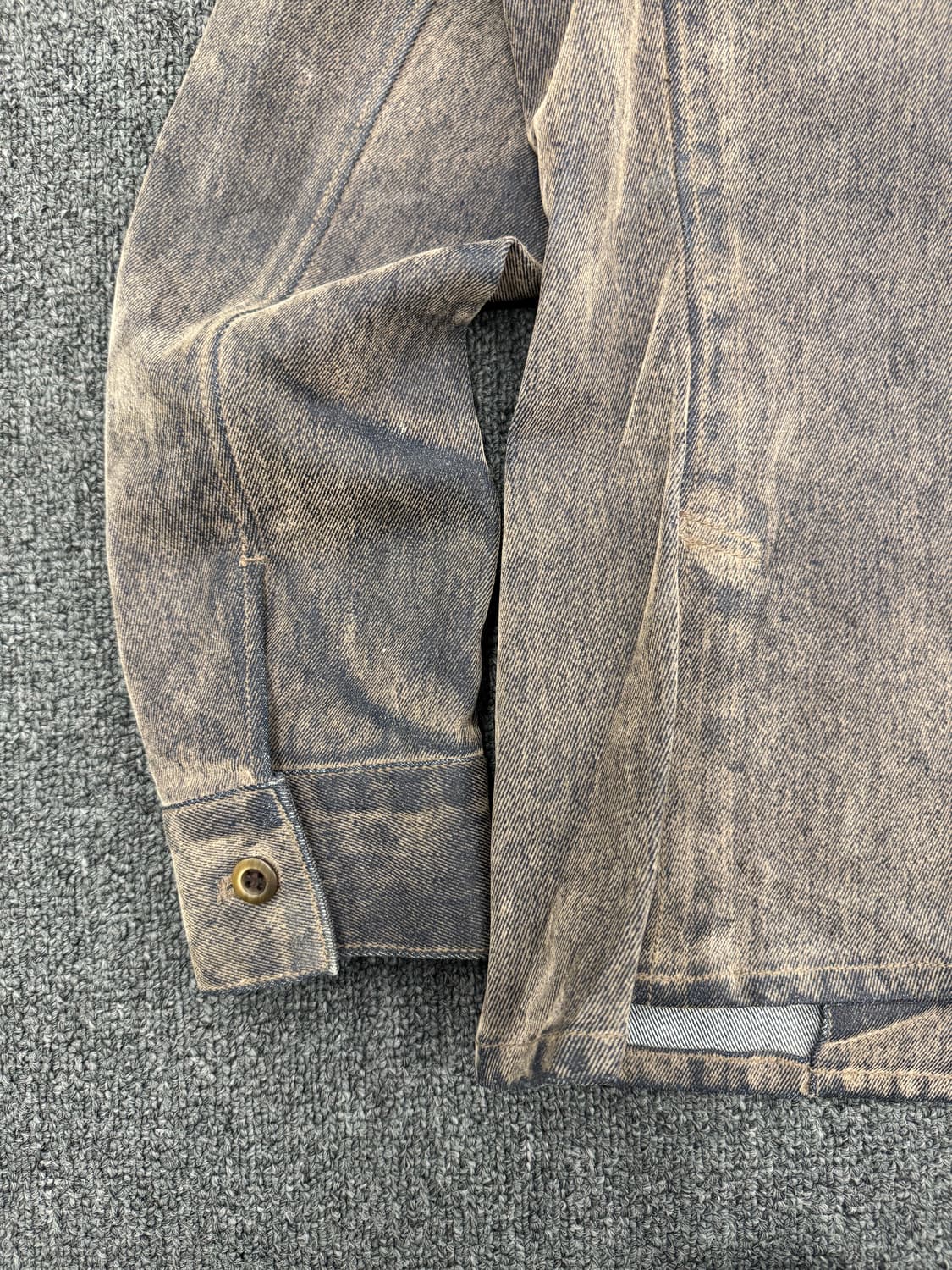 9AR)ALPHACUBIC 빈티지 여성 데님 블레이저 자켓 상품이미지8