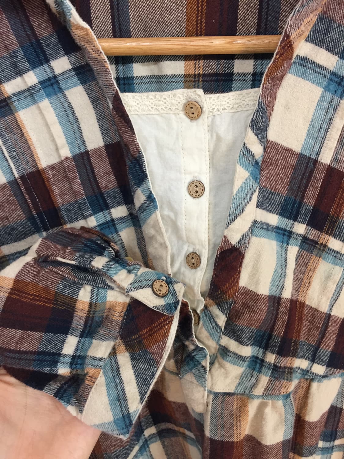 레이어드 모리걸 체크원피스 상품이미지3