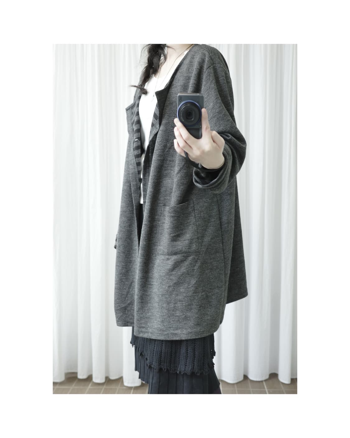 Cafii stripe cardigan  상품이미지3