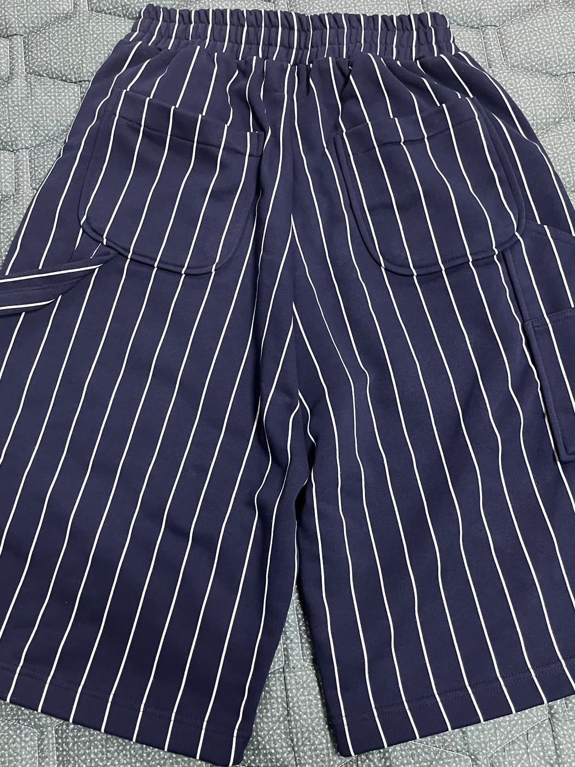 MJD TRSC 스트라이프 와이드 카펜터 버뮤다 상품이미지3