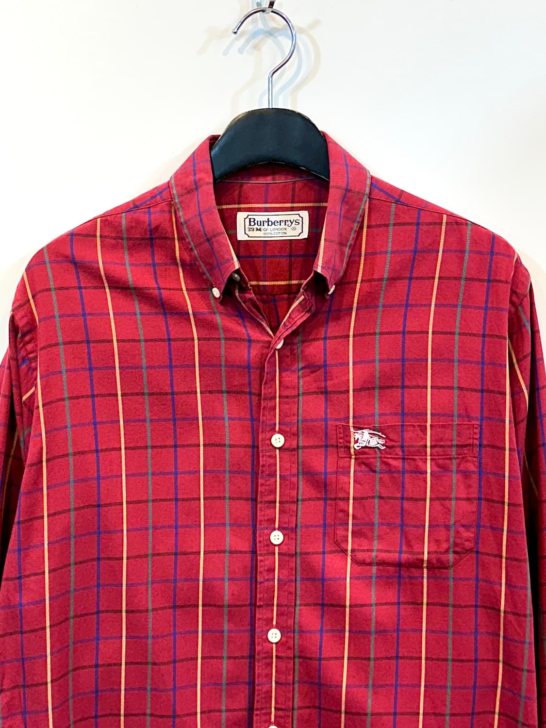 정품 버버리 체크셔츠 M 상품이미지2