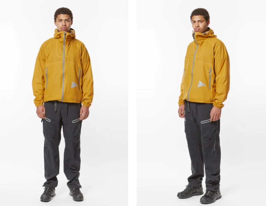 andwander 3L UL Rain Jacket Yellow 상품이미지2
