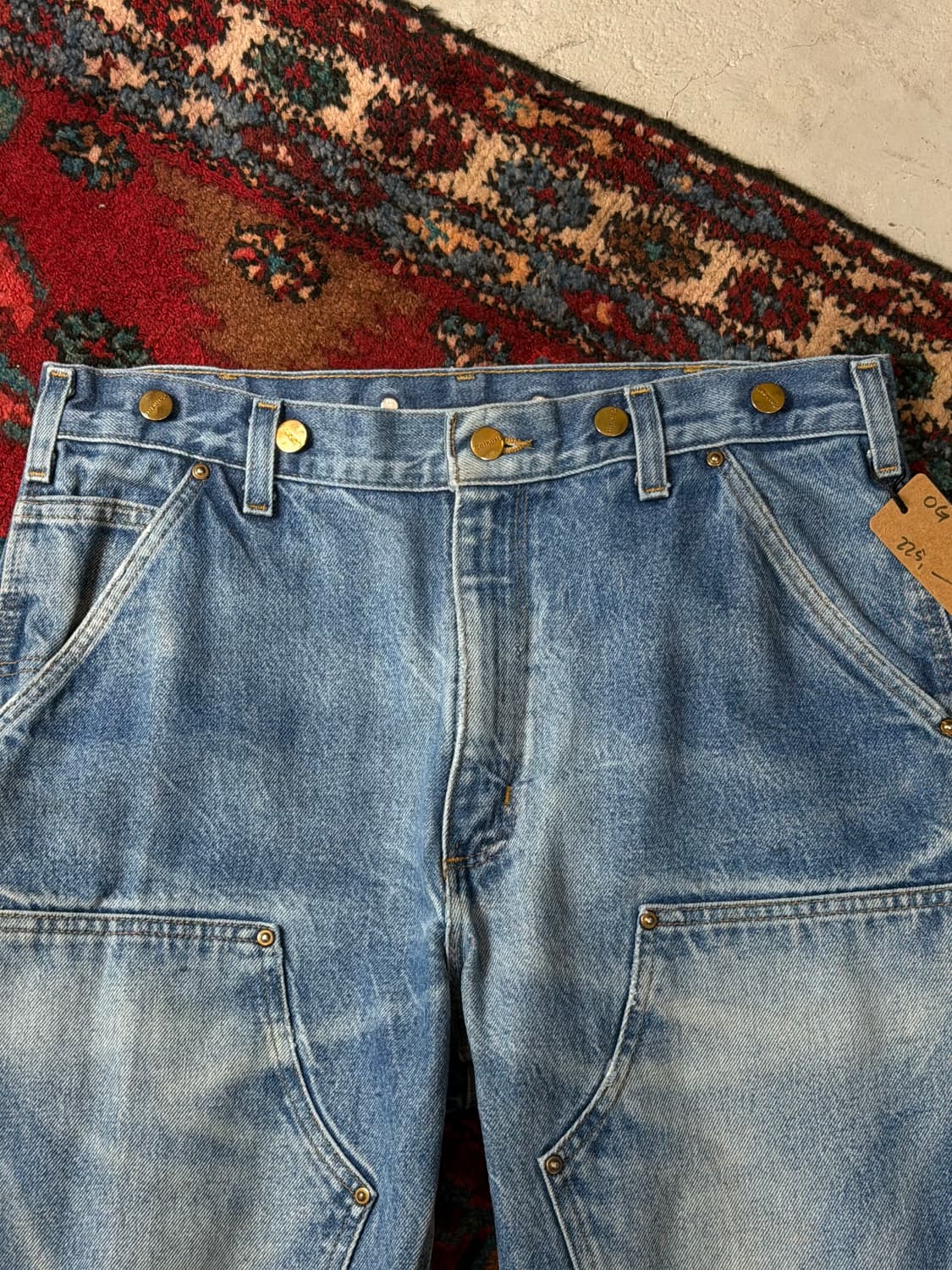 OG 칼하트 데님 더블니 칼하트 워크팬츠 썩블니 상품이미지5