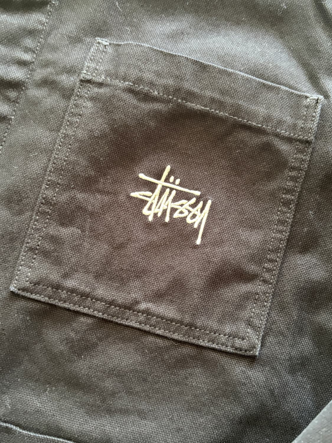 stussy 스투시 캔버스 초어 자켓 블랙 L (103-107) 상품이미지3