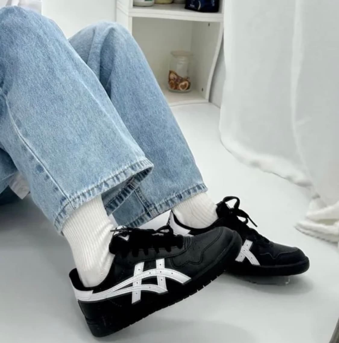 아식스 재팬S 블랙 1203A033-001 상품이미지1