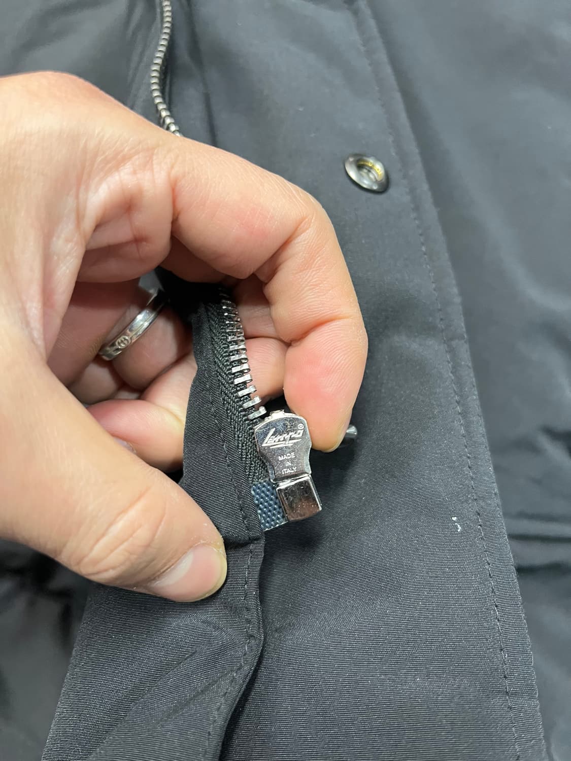 메종미네드 구스다운 벨티드 롱패딩 상품이미지4