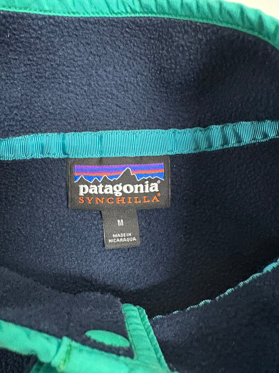 빈티지 파타고니아 신칠라 스냅티 네이비 우먼즈M 상품이미지5