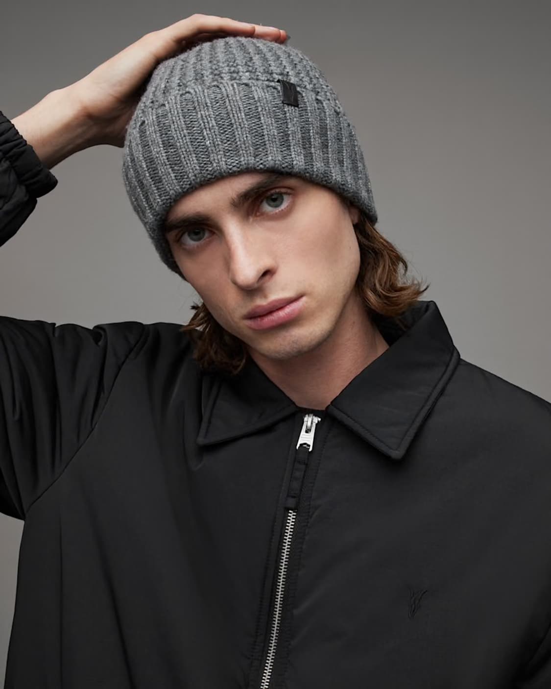 새재품-올세인츠 비니 모자 털모자  beanie ribbed hat 상품이미지1