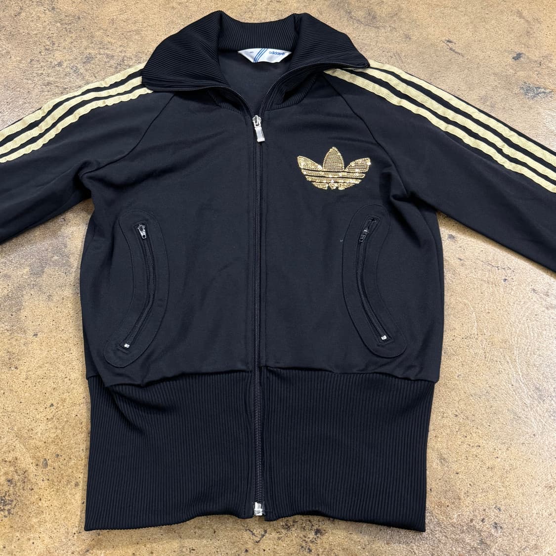 아디다스 검금 검골 스팽글 져지 트랙탑 85 상품이미지3