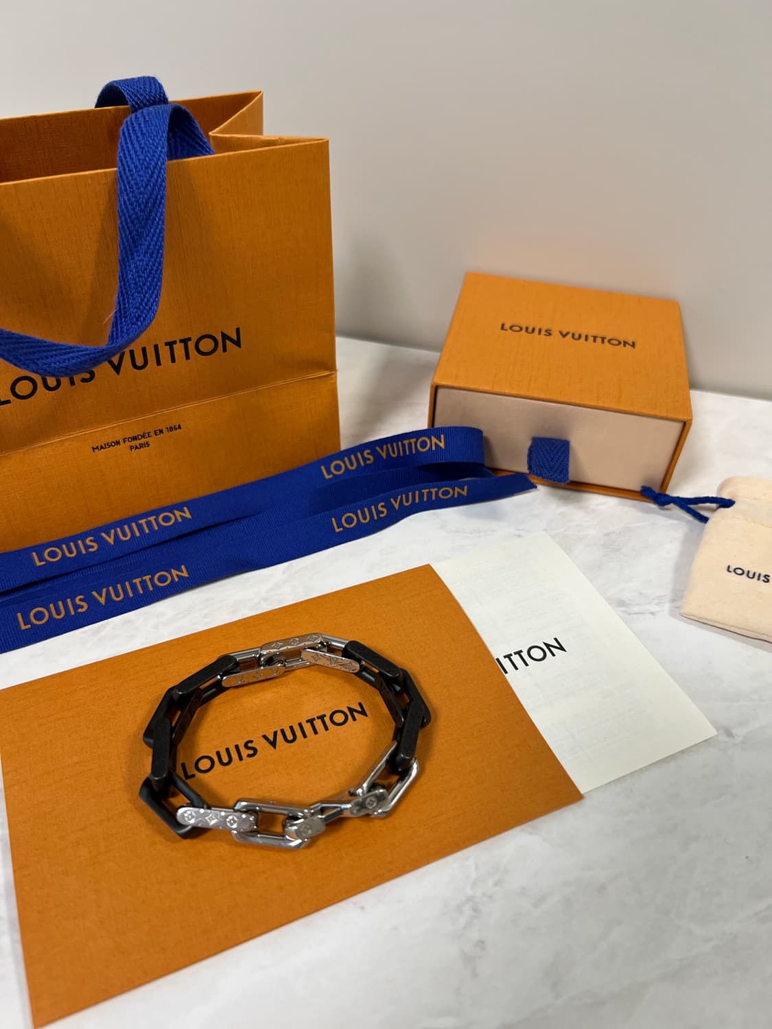 [M] 루이비통 버질아블로 모노그램 체인 팔찌 상품이미지1