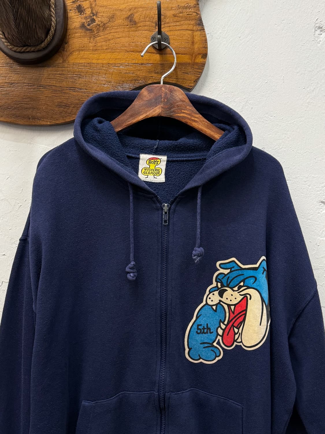 M) Hysteric Glamour Boys Bulldog Zip-up 상품이미지1
