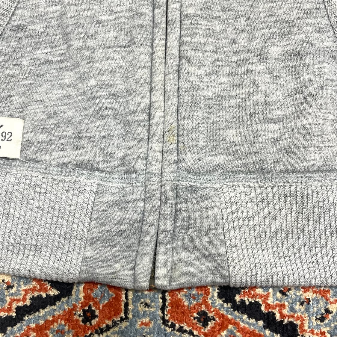 아베크롬비 스펠로고 그레이 기모 후드집업 여성S 상품이미지6