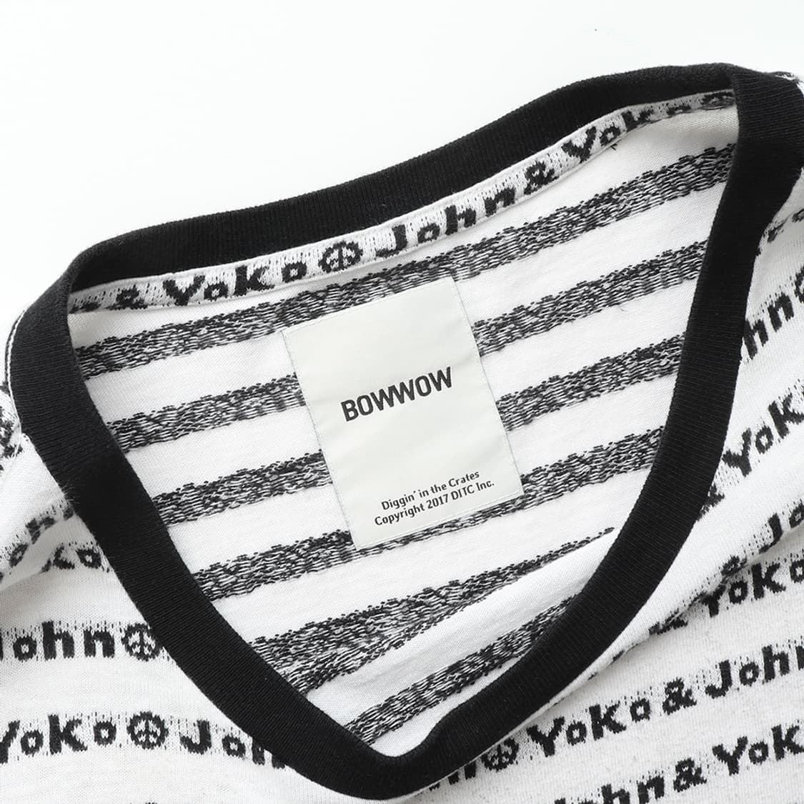 바우와우 BOWWOW John & Yoko Jacquard Tee 상품이미지7