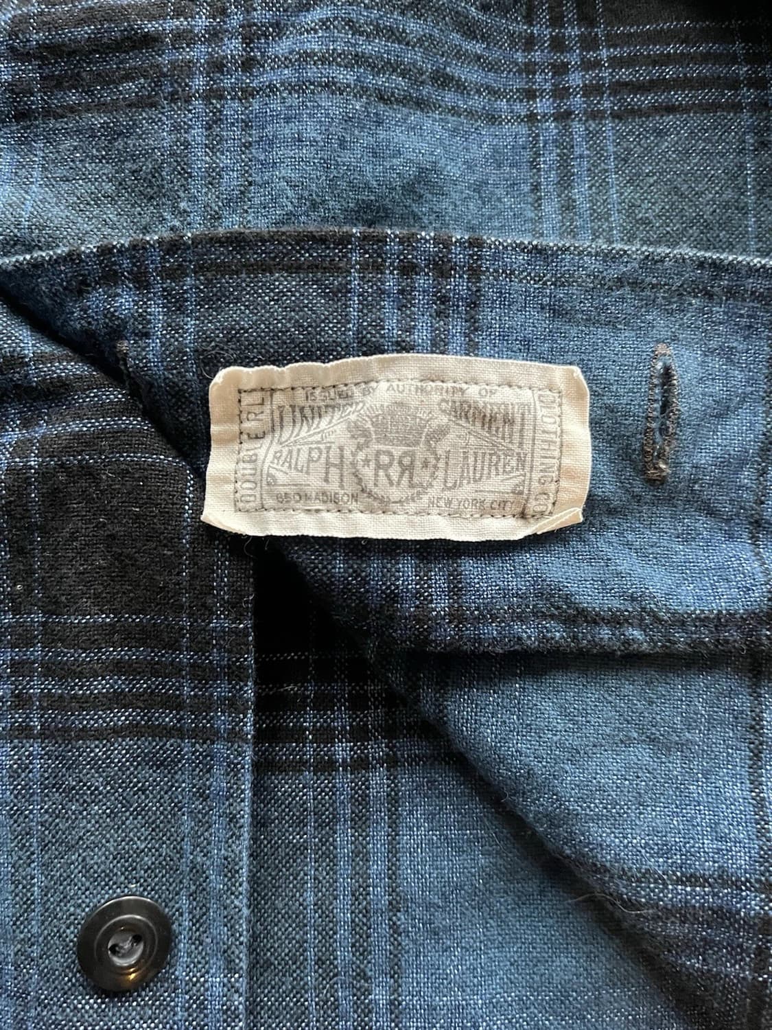 10s RRL 더블알엘 오픈 카라 체크 셔츠 상품이미지6