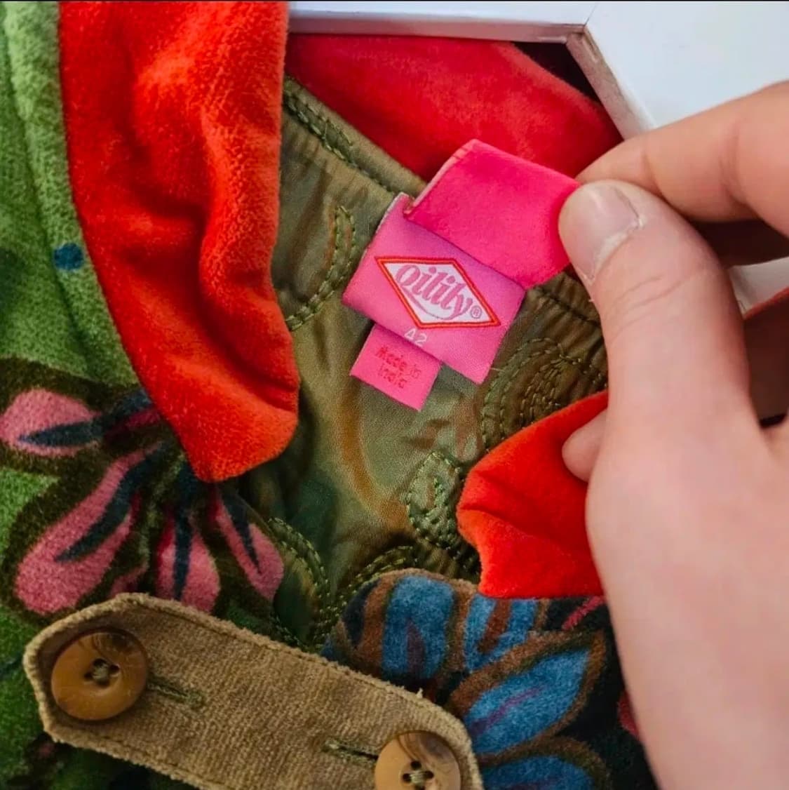 오일릴리(Oilily) 멀티컬러 벨루어 버튼 자켓 상품이미지8