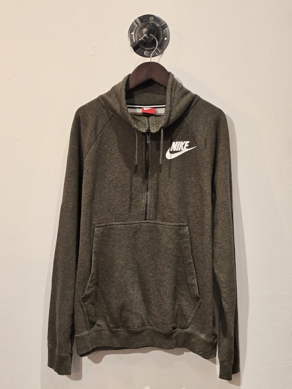 Nike 올리브 그린 스웻 집업 상품이미지1