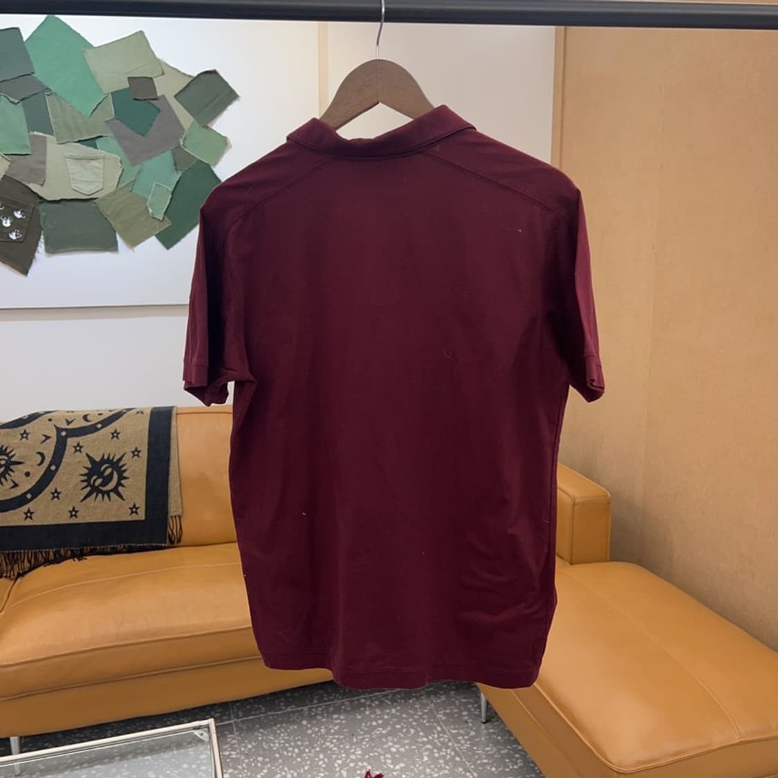 솔리드옴므 캐주얼 무지 스판 반팔카라티 95 C04946  상품이미지2