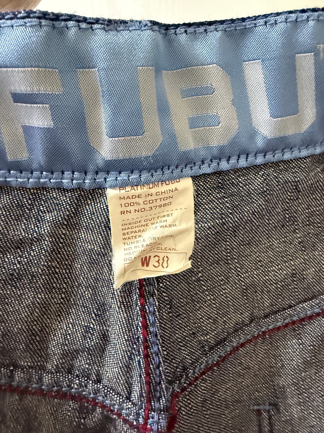 빈티지 FUBU 데님 반바지 38사이즈 상품이미지5