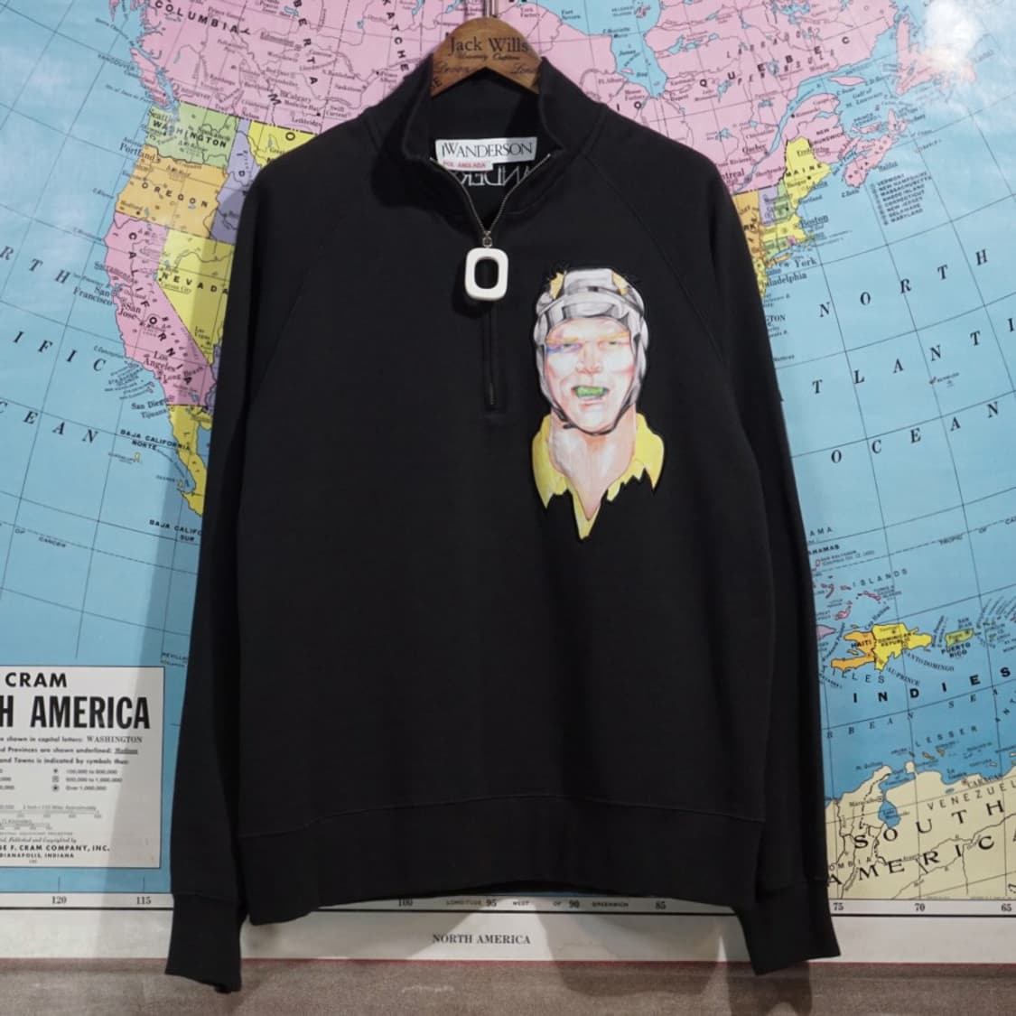 JW앤더슨 럭비 하프집업 스웻셔츠 상품이미지1