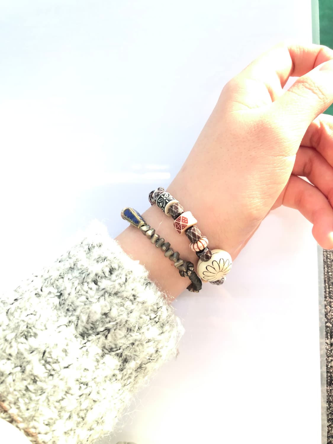 [휘마쿠마] 빈헤본 빈티지 남녀공용 팔찌 상품이미지3