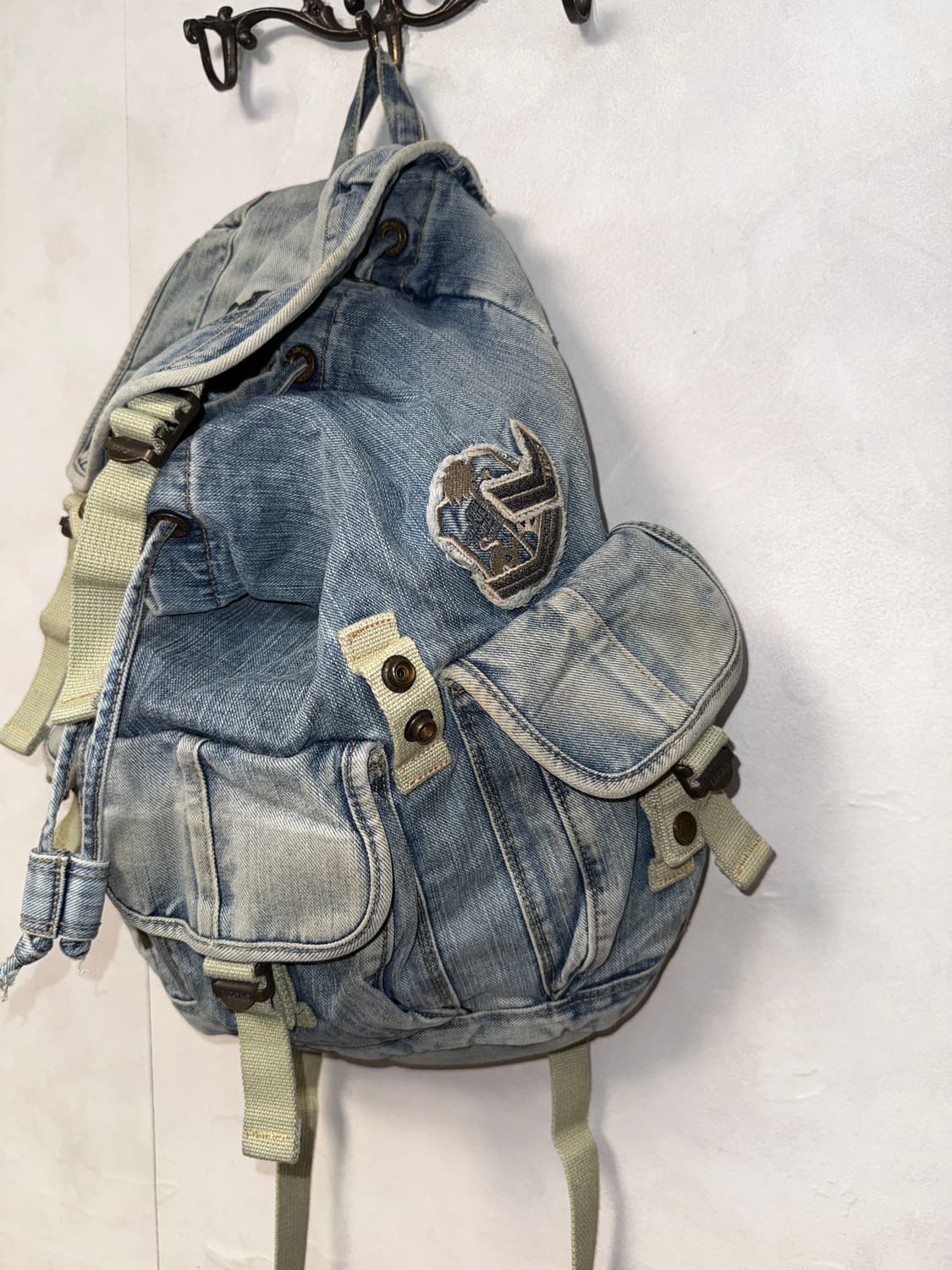 Lucas denim multi pocket backpack 상품이미지4