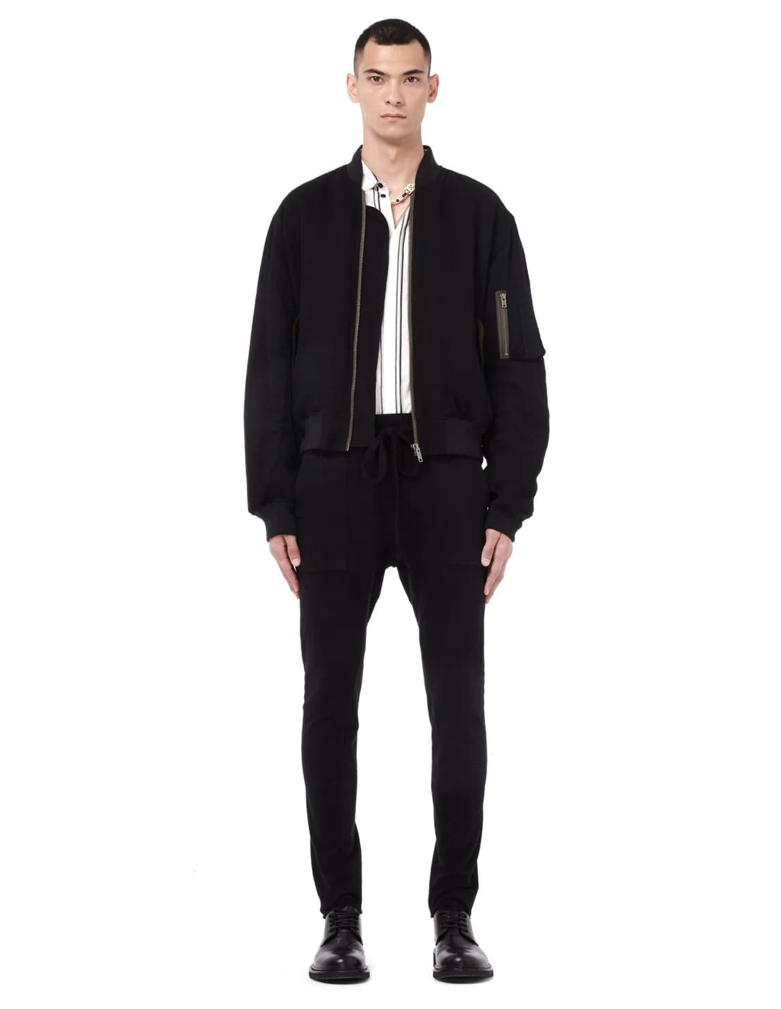Haider Ackermann 16 fw wool bomber black 상품이미지4