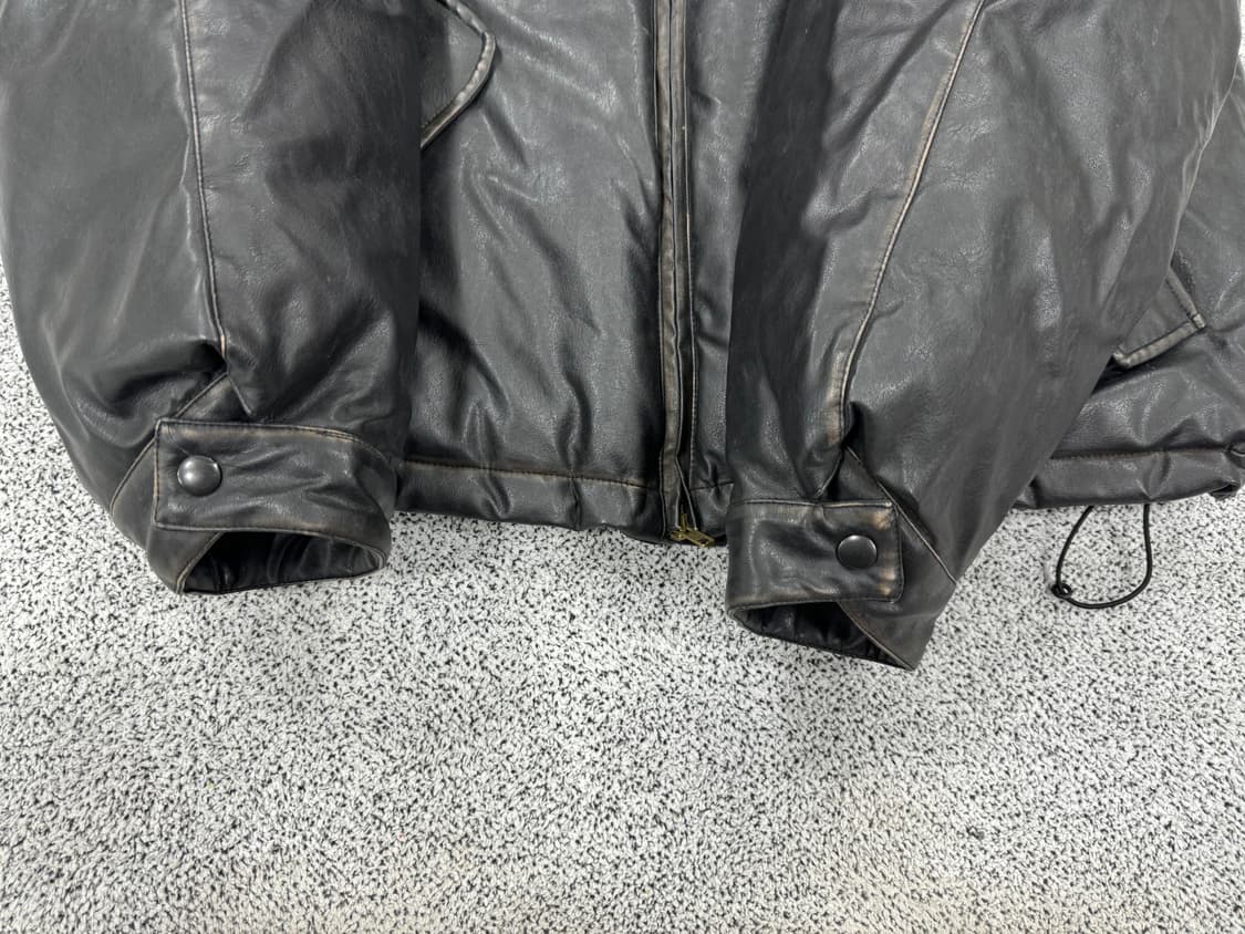 라퍼지스토어 버핑레더 다운자켓 상품이미지4