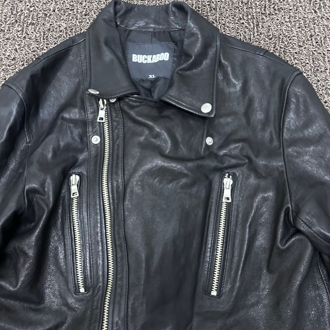 BUCKAROO 버커루 양가죽 라이더 자켓 XL 상품이미지2